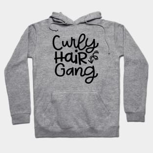 Curly Hair Gang Hairstylist Curly Hair Cute Hoodie